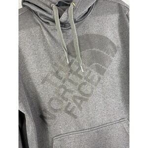 The North‎ Face Sweatshirt Mens M Gray Hoodie Logo Pocket Drawstring Pullover
